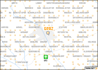 map of Graz