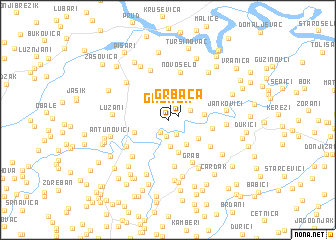 map of Grbača