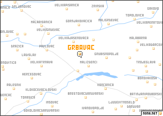 map of Grbavac