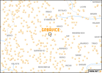 map of Grbavice