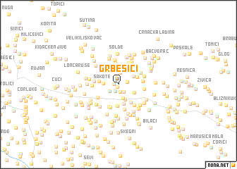 map of Grbešići