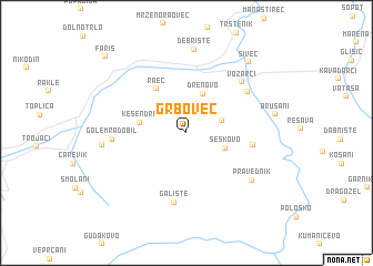 map of Grbovec