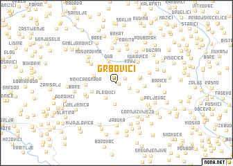 map of Grbovići