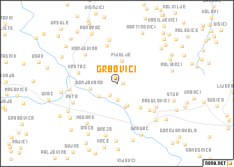 map of Grbovići