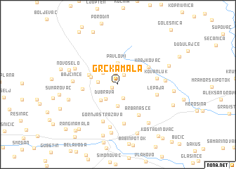 map of Grčka Mala