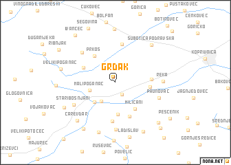 map of Grdak