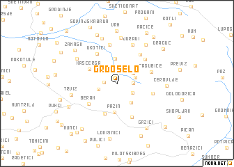map of Grdoselo