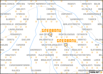 map of Greabănu