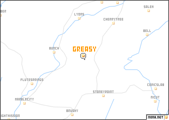 map of Greasy