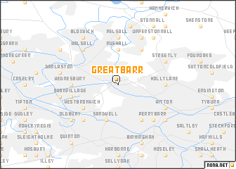 map of Great Barr