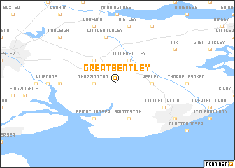 map of Great Bentley