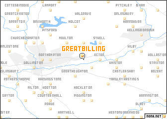 map of Great Billing