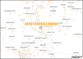 map of Greater Point Marion