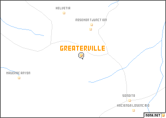 map of Greaterville