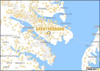 map of Great Meadows