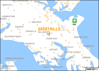 map of Great Mills