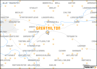 map of Great Milton