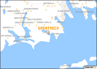 map of Great Neck