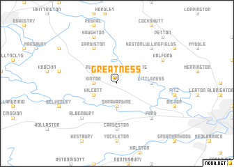 map of Great Ness