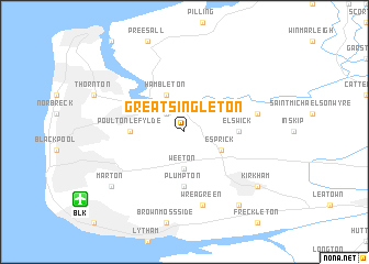 map of Great Singleton