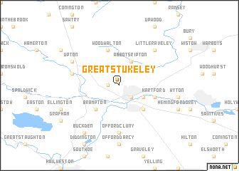 map of Great Stukeley