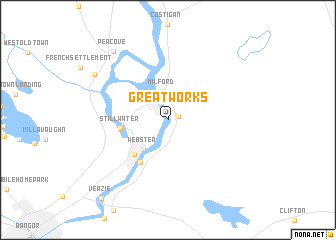 map of Great Works