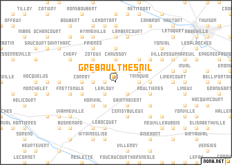 map of Grébault-Mesnil