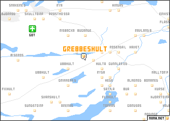 map of Grebbeshult