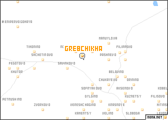 map of Grebchikha