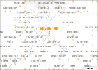 Grebenau (Germany) map - nona.net