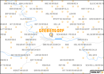 map of Grebendorf