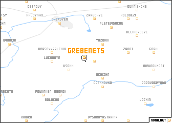 map of Grebenets