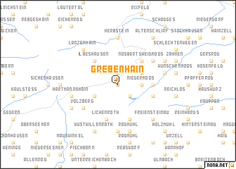 map of Grebenhain