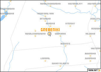 map of Grebeniki