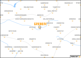 map of Grebeni