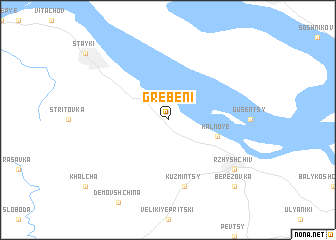 map of Grebeni