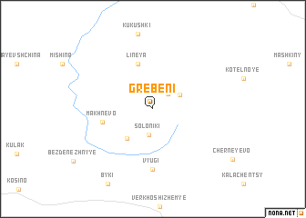 map of Grebeni