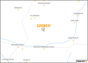 map of Grebeni