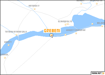 map of Grebeni