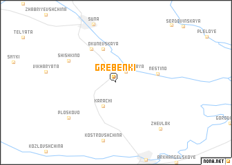 map of Grebënki