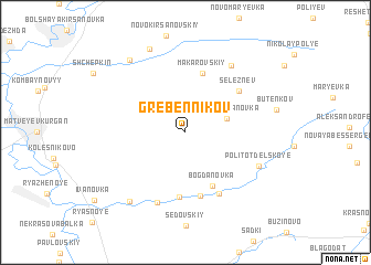 map of Grebennikov