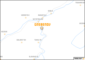 map of Grebenov