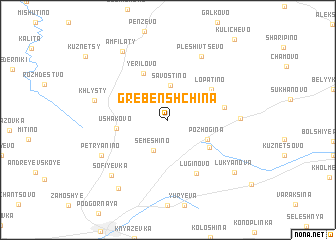 map of Grebenshchina