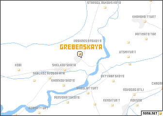 map of Grebenskaya