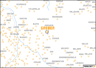 map of Greben