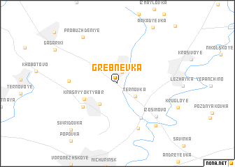 map of Grebnëvka