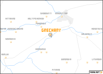 map of Grechany