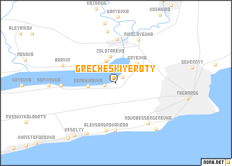 map of Grecheskiye Roty