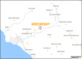 map of Grecheskiy