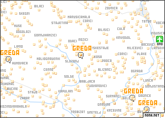 map of Greda